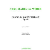 Weber C.m. Grand Duo Concertant OP 48 Clarinettes