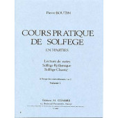 Boutin P. Cours Pratique de Solfege Vol 1
