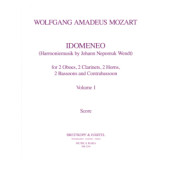 Mozart W.a. Idomenee Vol 1 Windnonet Conducteur