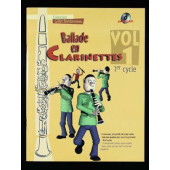 Bordonneau G. Ballade en Clarinette 1ER Cycle Vol 1