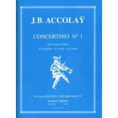 Accolay J.b. Concertino N°1 Violon