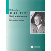 Martinu B. Sept Arabesques Violoncelle OU Violon