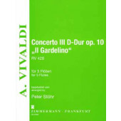 Vivaldi A. Concerto IL Gardelino OP 10 5 Flutes