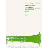 Pranzer J. Trois Duos Concertants Cahier 1 Clarinettes