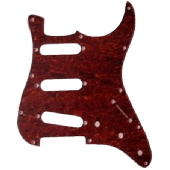 Plaque Micro Stratocaster Yellow Parts Ecaille 3 Plis