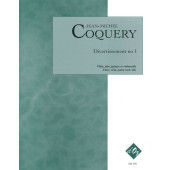 Coquery J.m. Divertissement N°1 Flute, Alto, Violoncelle et Guitare