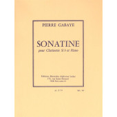 Gabaye P. Sonatine Clarinette Sib