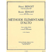 Benoit H./benoit R. Methode Elementaire D'alto Vol 1