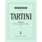Tartini G. Concerto RE Majeur Viole de Gambe