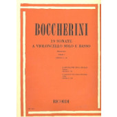Boccherini L. 19 Sonates Vol 1 Violoncelle