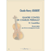 Joubert C.h. Quatre Contes de Charles Perrault: Cendrillon Alto
