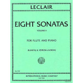 Leclair J.m. 8 Sonates Vol 2 Flute