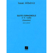 Albeniz I. Suite Espagnole Opus 47 N°4: Cadiz Piano