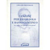 Frescobaldi G. Canzoni Per Basso Solo E Continuo