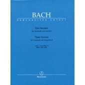 Bach J.s. 3 Sonates Violoncelle