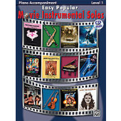 Easy Popular Movie Instrumental Solos Accompagnement Piano