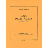 Alain J. Pieces Faciles Orgue