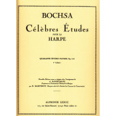 Bochsa R.n. 40 Etudes Faciles OP 318 Vol 2 Harpe