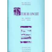 Tournier M. Etude de Concert AU Matin Harpe