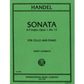 Haendel G.f. Sonate FA Majeur Violoncelle