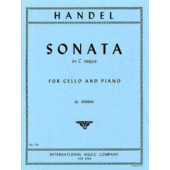 Haendel G.f. Sonate DO Majeur Violoncelle
