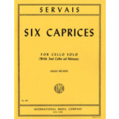 Servais A.f. 6 Caprices Violoncelle