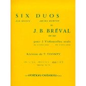 Breval J.b. 6 Duos Vol 3 Violoncelles