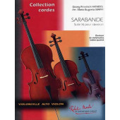 Haendel G.f. Sarabande de Suite N°11 4 Violoncelles