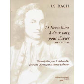Bach J.s. Inventions 2 Violoncelles
