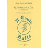 Schneider G.a. Quatuor Avec Flute en Sol Mineur OP 69/3