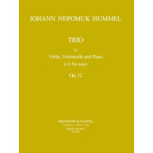 Hummel J.n. Klaviertrio Mib Majeur OP 12
