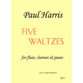 Harris P. Five Waltzes Flute Clarinette et Piano