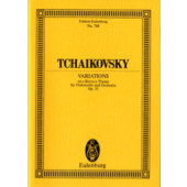 Tchaikovsky P.i. Variations Sur UN Theme Rococo OP 33 Conducteur