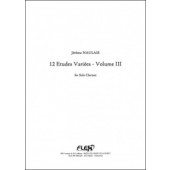 Naulais J. 12 Etudes Variees Vol 3 Clarinette Solo