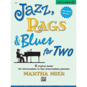 Mier M. Jazz Rags Blues Book 3 For Two Piano 4 Mains