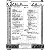 Faure G. Les Berceaux OP 23 N°1 Chant Piano