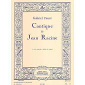 Faure G. Cantique de Jean Racine OP 11 Choeur