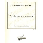 Chausson E. Trio en Sol Mineur Violon, Violoncelle et Piano