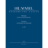 Hummel J.n. Sonate OP 104 Violoncelle