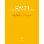 Rossini G. Andante et Theme Avec Variations Bois/cuivres