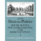DANICAN-PHILIDOR P. Suites Vol 1  Flute A Bec Alto