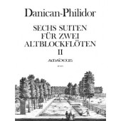 DANICAN-PHILIDOR P. Suites Vol 2 2 Flutes A Bec Alto