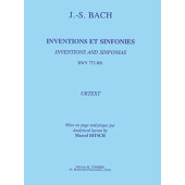 Bach J.s. Inventions et Sinfonies Bwv 772 - 801 Piano