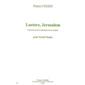 Cogen P. Laetare Jerusalem Orgue