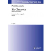 Hindemith Six Chansons Choeur Mixte
