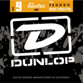 Jeu de Cordes Electrique Dunlop Strings DEN0942 File Rond Nickel 9/42