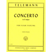 Telemann G.p. Concerto RE Majeur 4 Violons