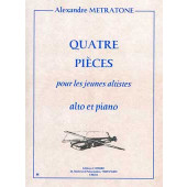 Metratone A. Pieces Pour Les Jeunes Altistes Alto