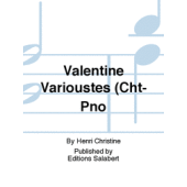 Henri C. Valentine Varioustes Chant