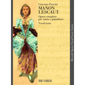 Puccini G. Manon Lescaut Chant Piano